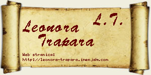 Leonora Trapara vizit kartica
